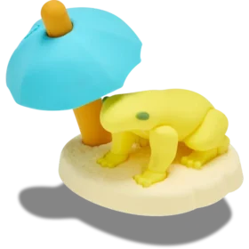 3D-Jibbitz-korut: rentoutuva sammakko 3D-Jibbitz-korut: rentoutuva sammakko
