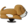 3D-koira tassuineen Jibbitz-korut