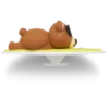 3D-surffauskarhu Jibbitz™-korut