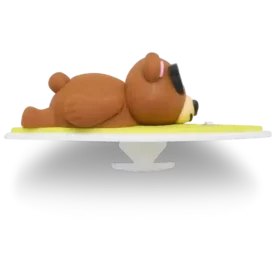 3D-surffauskarhu Jibbitz™-korut