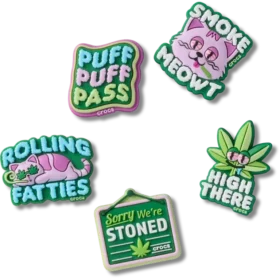 420 Hemp Cuties 5-pakkaus Jibbitz-korut 420 Hemp Cuties 5-pakkaus Jibbitz-korut