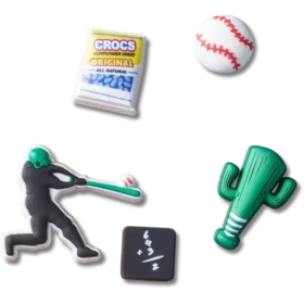 Baseball-joukkueen 5-pakkaus Jibbitz-koruja