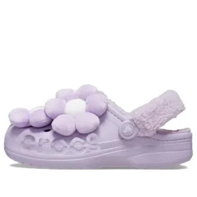 Baya Fuzz-Lined Strap Singles Day ”Purple White”