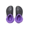 Baya Lined Fuzz Strap Pistokkaat ”Musta Violetti”