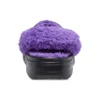 Baya Lined Fuzz Strap Pistokkaat ”Musta Violetti”