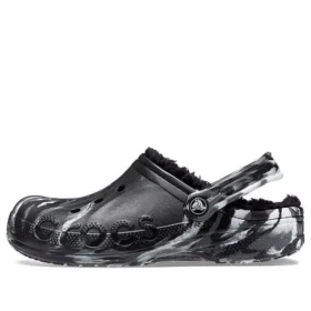 Baya Lined Marbled Pistokkaat ”Black Silver”