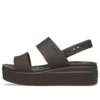 Brooklyn Croco Low Espresso -sandaali ”Brown”