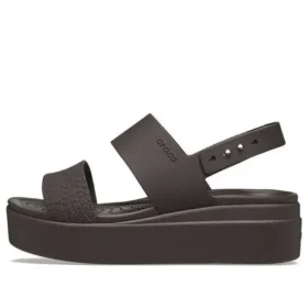 Brooklyn Croco Low Espresso -sandaali ”Brown”