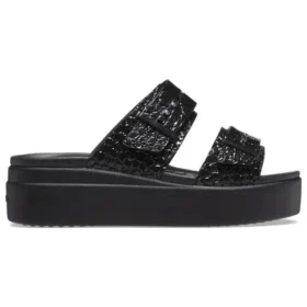 Brooklyn Croco Shine Buckle ”Black”