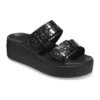 Brooklyn Croco Shine Buckle ”Black”