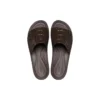 Brooklyn Croco Shine Slide -sandaalit ”Espresso”