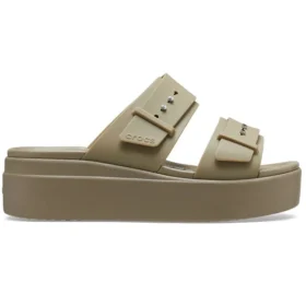 Brooklyn Low Wedge -sandaali ”Beige”