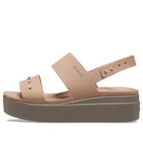 Brooklyn Studded Low Wedge ”Cork Mushroom”