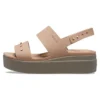 Brooklyn Studded Low Wedge ”Cork Mushroom”