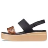Brooklyn Tort Low Wedge ”Black Brown”