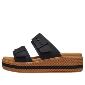 Brooklyn Woven Buckle -sandaalit ”Black Brown”