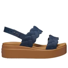 Brooklyn Woven Wedge -sandaalit ”Blue Brown”