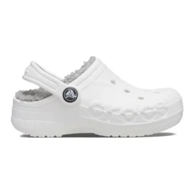 Classic Baya Lined Clog ”White Grey”