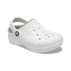Classic Baya Lined Clog ”White Grey”