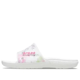 Classic Bleach Dye Slides ”White Pink”