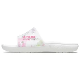 Classic Bleach Dye Slides ”White Pink”