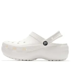 Classic Clog Clouds Retro-rantakenkä, valkoinen