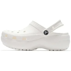 Classic Clog Clouds Retro-rantakenkä, valkoinen