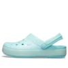 Classic Clog läpikuultavat rantakengät ”Ice Blue”