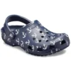 Classic Clog -painetut sandaalit, syvä sininen