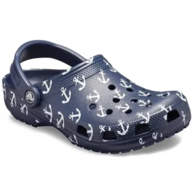 Classic Clog -painetut sandaalit, syvä sininen