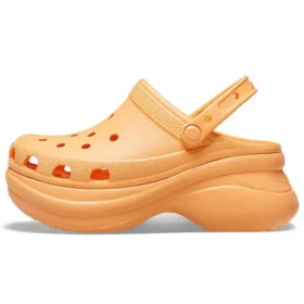 Classic Clog Retro Crocs -sandaalit, paksu pohja, oranssi, pienet valaat