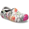 Classic Clog Tie-Dye ”Monivärinen musta”