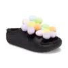 Classic Cozy Daisy -pistokkaat ”Black Multi”