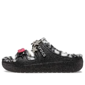 Classic Cozzzy Disco Glitter -sandaalit ”Black”