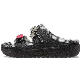 Classic Cozzzy Disco Glitter -sandaalit ”Black”