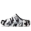 Classic Cozzzy Marbled -sandaalit ”Black White”