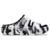 Classic Cozzzy Marbled -sandaalit ”Black White”