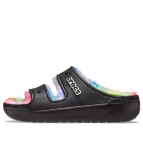 Classic Cozzzy Spray Dye -sandaalit ”Black Multi”