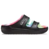 Classic Cozzzy Spray Dye -sandaalit ”Black Multi”