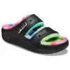 Classic Cozzzy Spray Dye -sandaalit ”Black Multi”