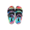 Classic Cozzzy Spray Dye -sandaalit ”Black Multi”