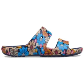 Classic Crocs Retro Floral -sandaalit ”Blue Multi”
