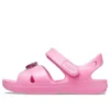 Classic Cross-Strap Charm -sandaalit ”Pink”