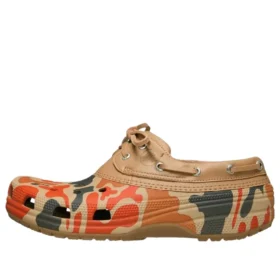 Classic Duck Camo -purjehduskengät ”Tan Shocking Orange” Classic Duck Camo -purjehduskengät ”Tan Shocking Orange”