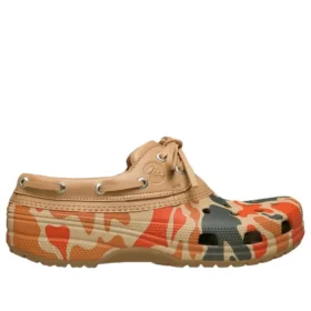 Classic Duck Camo -purjehduskengät ”Tan Shocking Orange” Classic Duck Camo -purjehduskengät ”Tan Shocking Orange”