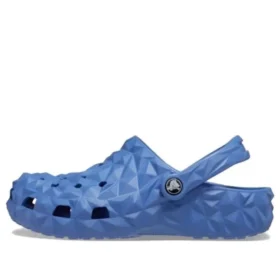 Classic Geometric Clog ”Elemental Blue”