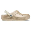 Classic Glitter Lined Clogs ”Gold White”
