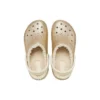 Classic Glitter Lined Clogs ”Gold White”