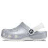 Classic Glitter -sandaalit ”Silver White”