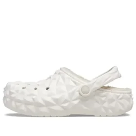 Classic Lined Geometric Pistokkaat ”White”